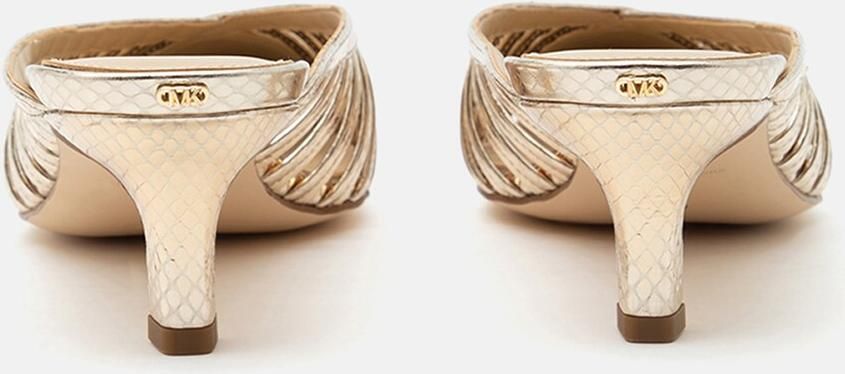 MICHAEL Kors Muiltjes 'ADRIANA' goud - Foto 5