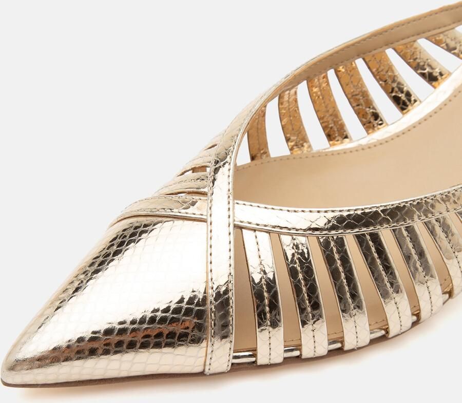 MICHAEL Kors Muiltjes 'ADRIANA' goud - Foto 2