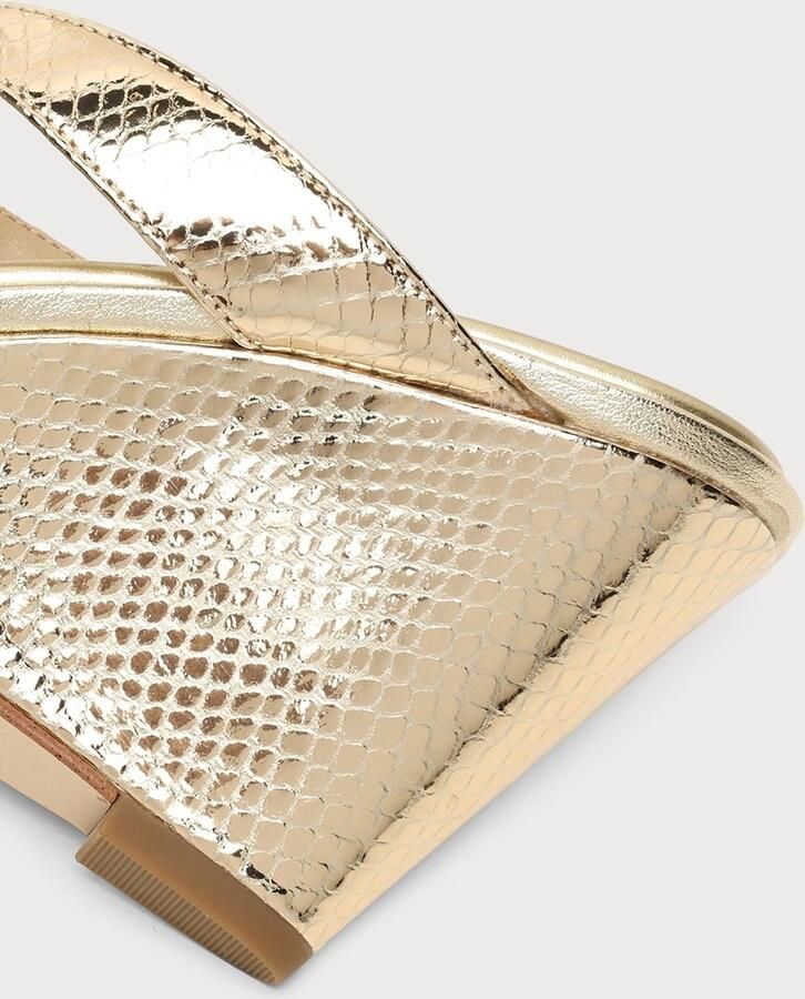 MICHAEL Kors Muiltjes 'CHERIE' goud - Foto 3