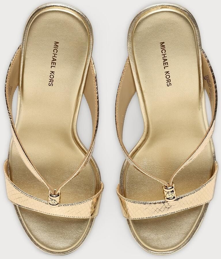 MICHAEL Kors Muiltjes 'CHERIE' goud - Foto 2