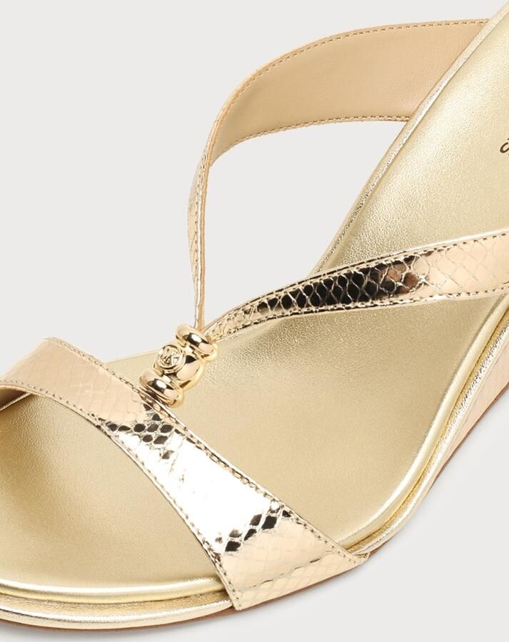 MICHAEL Kors Muiltjes 'CHERIE' goud - Foto 4