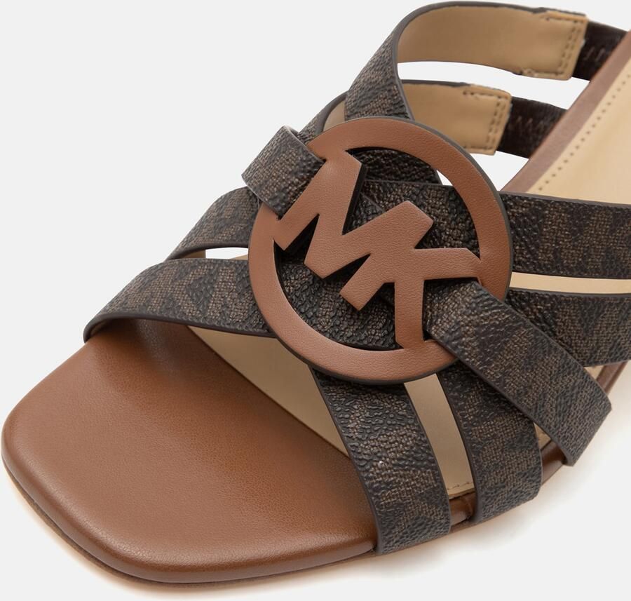 MICHAEL Kors Muiltjes 'ERIKA' bruin donkerbruin - Foto 2