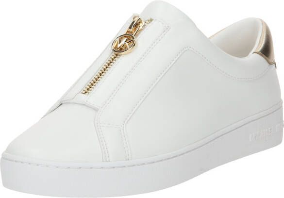Michael Kors Dames Sneakers Keaton Zip Slip On Pale Gold Wit - Foto 7