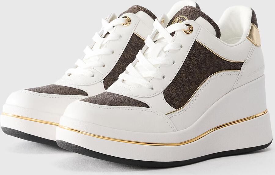 Michael Kors Dames Sneaker Wit 43F5EMFS4L 200 Emmy - Foto 7