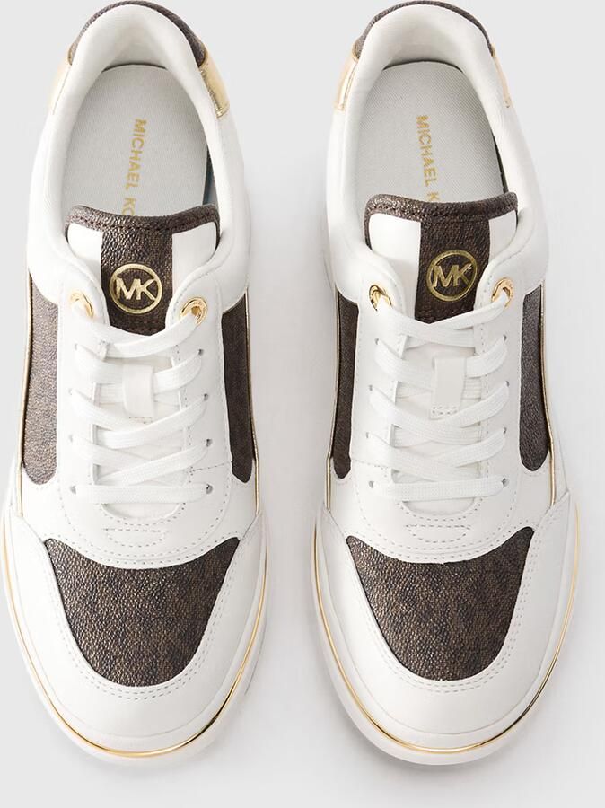 Michael Kors Dames Sneaker Wit 43F5EMFS4L 200 Emmy - Foto 6