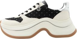 MICHAEL Kors Sneakers laag 'ARLA' beige zwart zilver offwhite