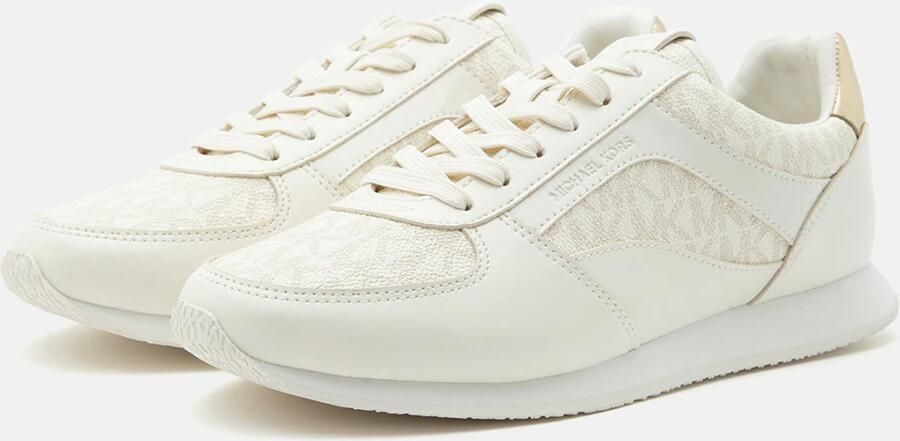 MICHAEL Kors Sneakers laag 'CINDY' ivoor donkerbeige goud - Foto 4