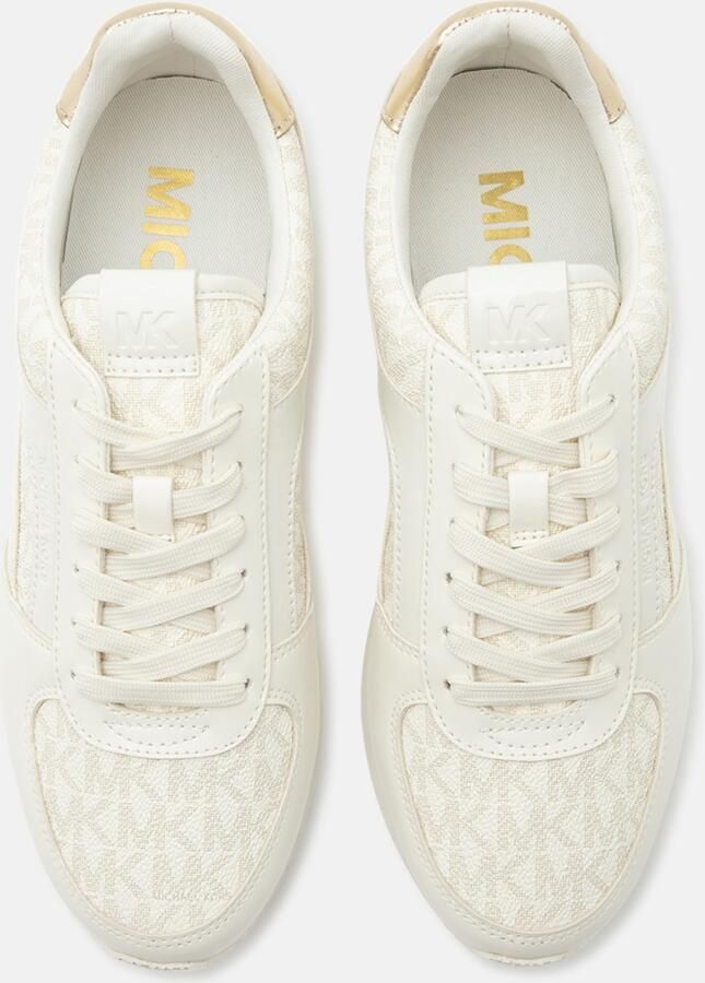MICHAEL Kors Sneakers laag 'CINDY' ivoor donkerbeige goud - Foto 3