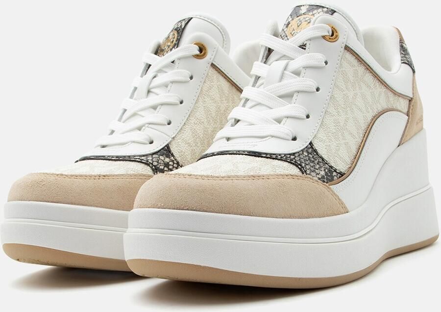 MICHAEL Kors Sneakers laag 'EMMY' beige zwart wit - Foto 3