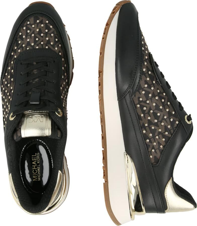 MICHAEL Kors Sneakers laag 'NOVA' bruin goud zwart - Foto 2