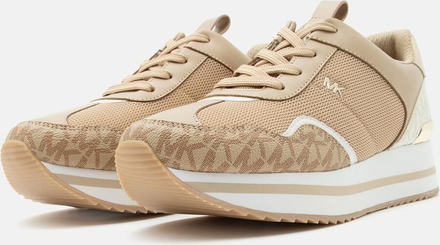 Michael Kors Raina Trainer Sneakers Dames Beige - Foto 2