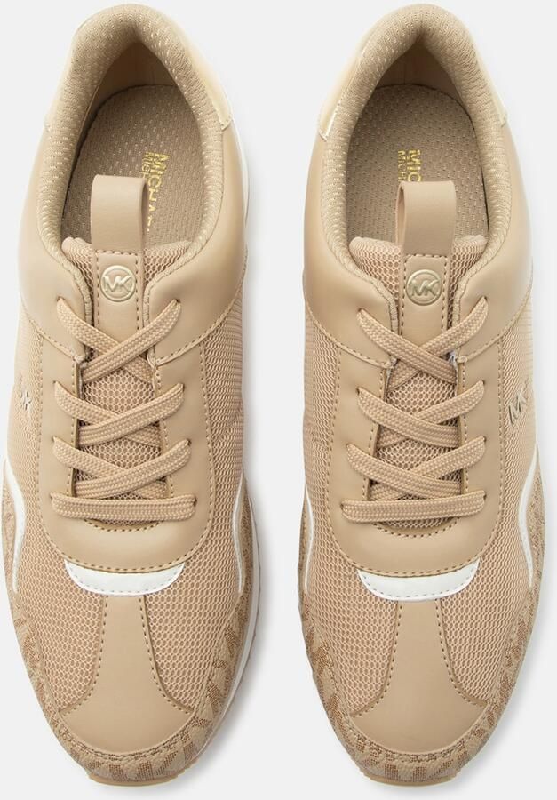 Michael Kors Raina Trainer Sneakers Dames Beige - Foto 4
