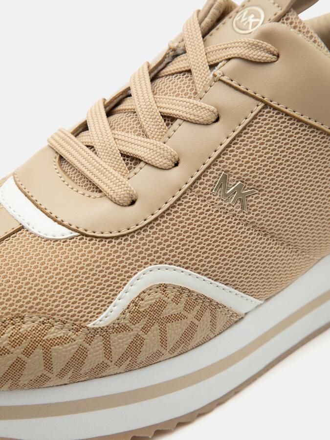 Michael Kors Raina Trainer Sneakers Dames Beige - Foto 6