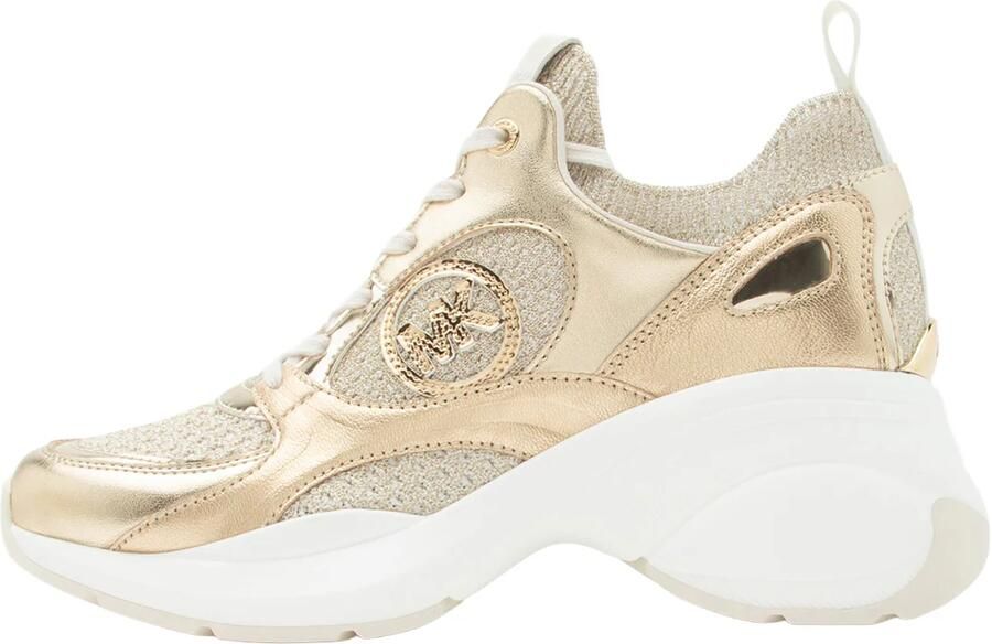 MICHAEL Kors Sneakers laag 'ZUMA' taupe goud