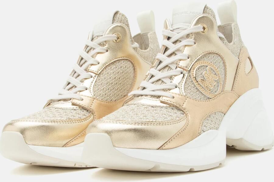 MICHAEL Kors Sneakers laag 'ZUMA' taupe goud - Foto 4