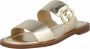 Michael Kors Summer Sandal Dames Slippers 38 Goud - Thumbnail 3