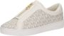 Michael Kors Dames Sneakers Keaton Zip Slip On Vanilla Beige - Thumbnail 3