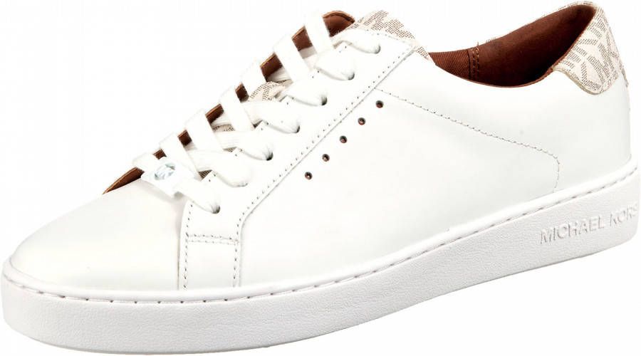Michael Kors Irving Lace Up Dames Sneakers Wit Beige - Foto 3