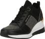 Michael Kors GEORGIE KNIT TRAINER Dames Sneakers Zwart Goud - Thumbnail 2