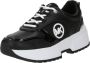Michael Kors Percy Trainer Dames Sneakers Hoog Zwart - Thumbnail 3