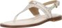 Michael Kors Dames Sandalen Mandy Thong Sandal Cream Beige - Thumbnail 2