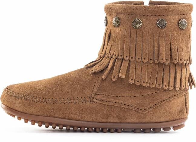 Minnetonka Enkellaarsjes bruin
