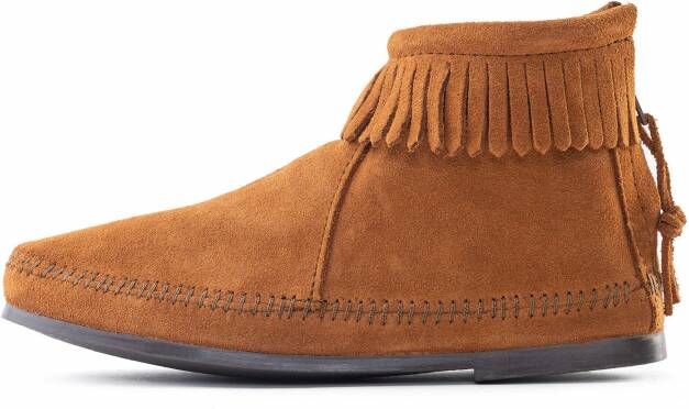 Minnetonka Enkellaarsjes bruin