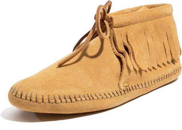 Minnetonka Veterschoen lichtbruin - Foto 3