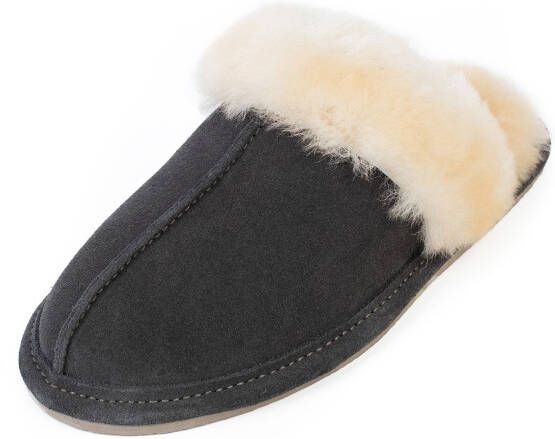 Minnetonka Huisschoenen crème donkergrijs