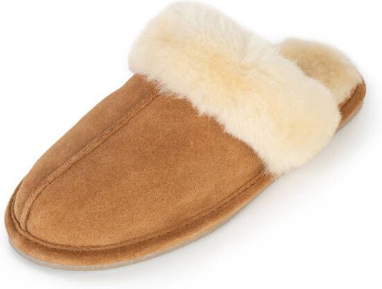 Minnetonka Huisschoenen crème lichtbruin