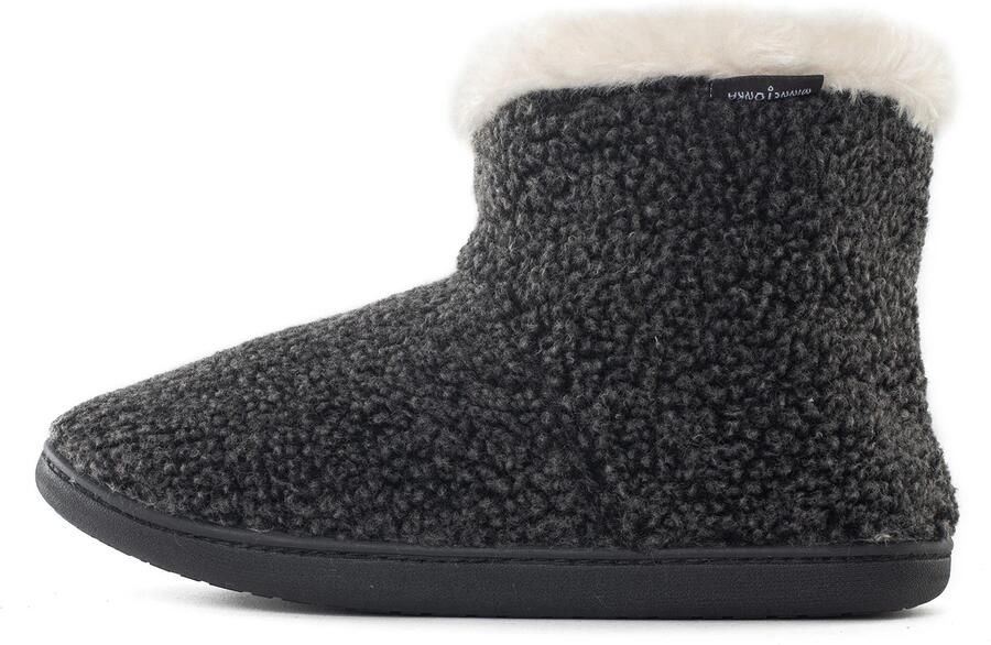 Minnetonka Boots 'Betty' donkergrijs