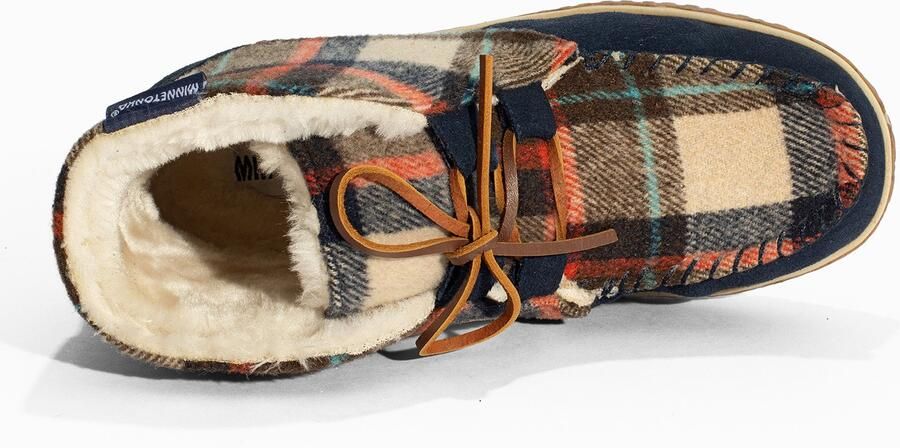 Minnetonka Boots 'Torrey' beige navy rood - Foto 5