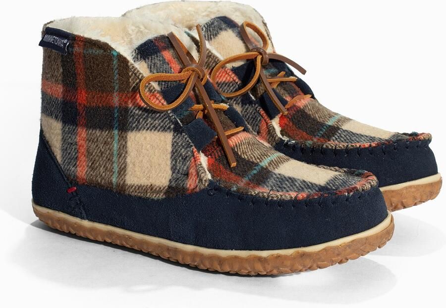 Minnetonka Boots 'Torrey' beige navy rood - Foto 4