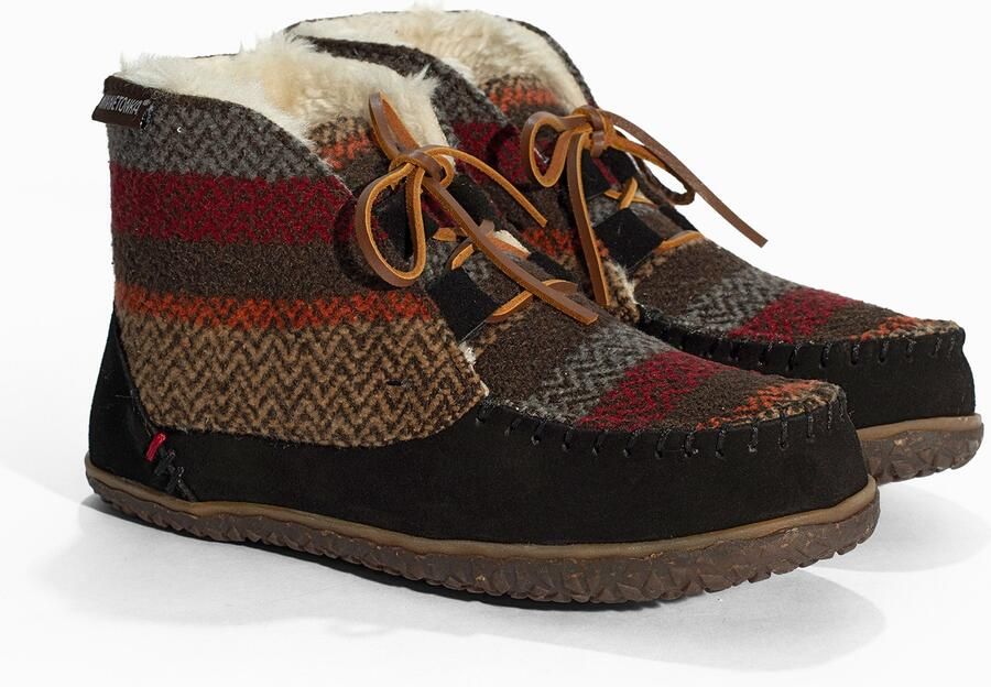 Minnetonka Boots 'Torrey' bruin geel jade groen rood zwart - Foto 3