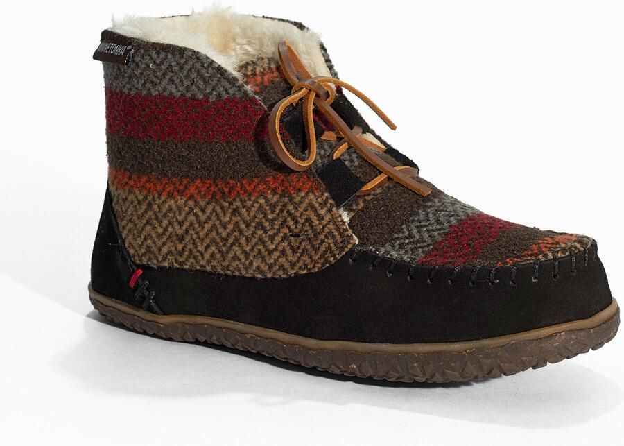 Minnetonka Boots 'Torrey' bruin geel jade groen rood zwart - Foto 2