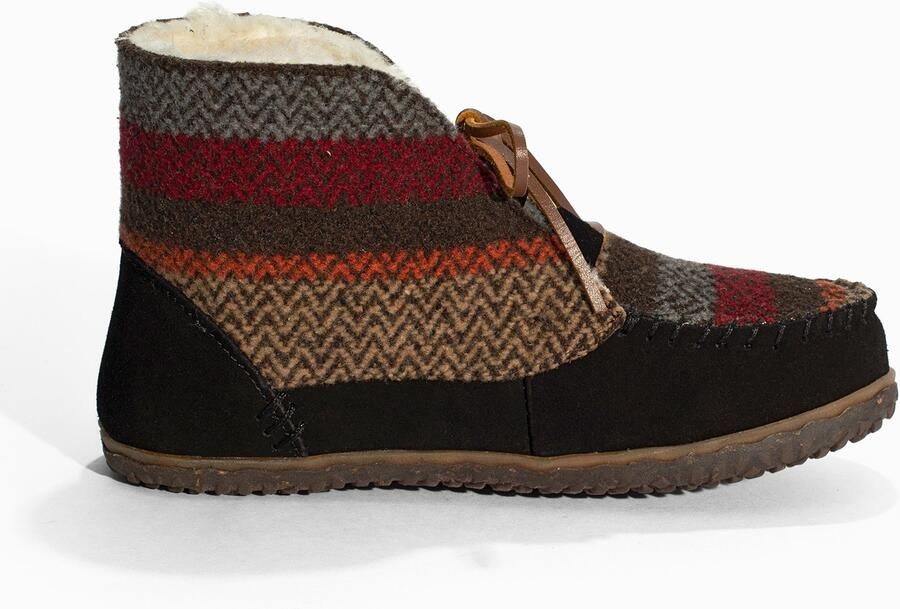 Minnetonka Boots 'Torrey' bruin geel jade groen rood zwart - Foto 4