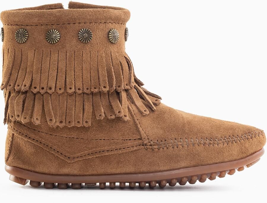 Minnetonka Enkellaarsjes bruin - Foto 5
