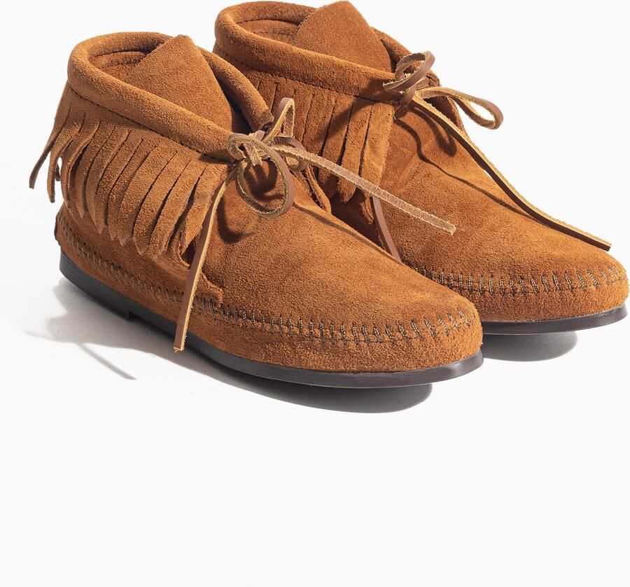 Minnetonka Enkellaarsjes cognac - Foto 2