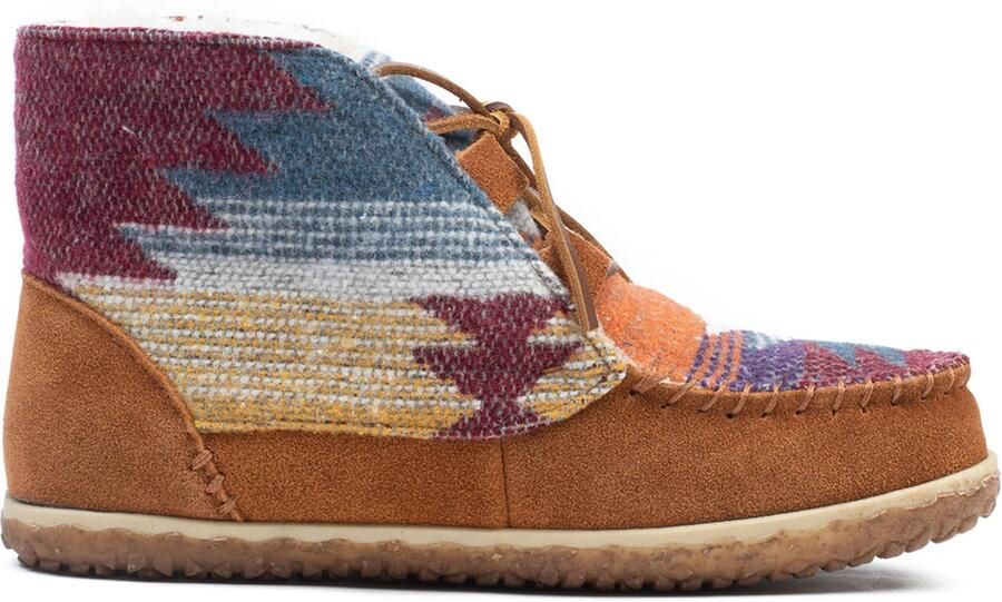 Minnetonka Enkellaarsjes 'Torrey' beige blauw bruin - Foto 4