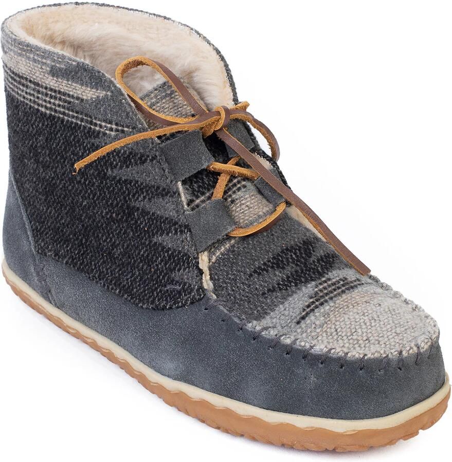 Minnetonka Enkellaarsjes 'Torrey' beige grijs - Foto 2