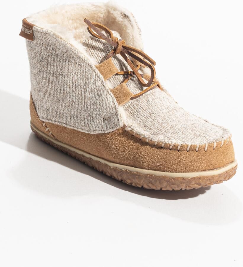 Minnetonka Enkellaarsjes 'Torrey' beige lichtbruin - Foto 4