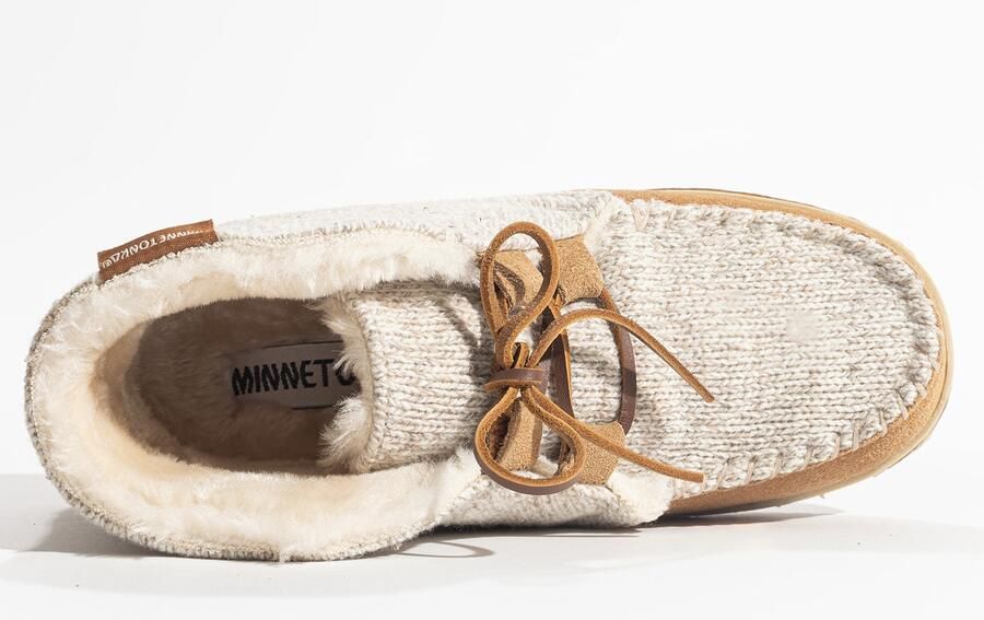 Minnetonka Enkellaarsjes 'Torrey' beige lichtbruin - Foto 6