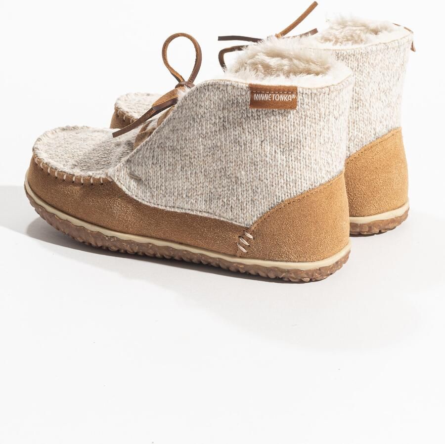 Minnetonka Enkellaarsjes 'Torrey' beige lichtbruin - Foto 2