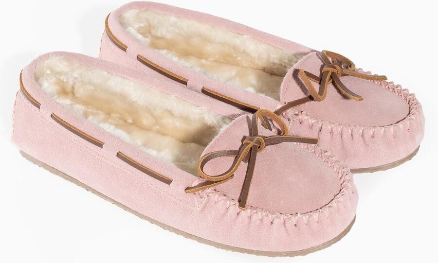 Minnetonka Huisschoenen 'Cally' brons pink - Foto 4