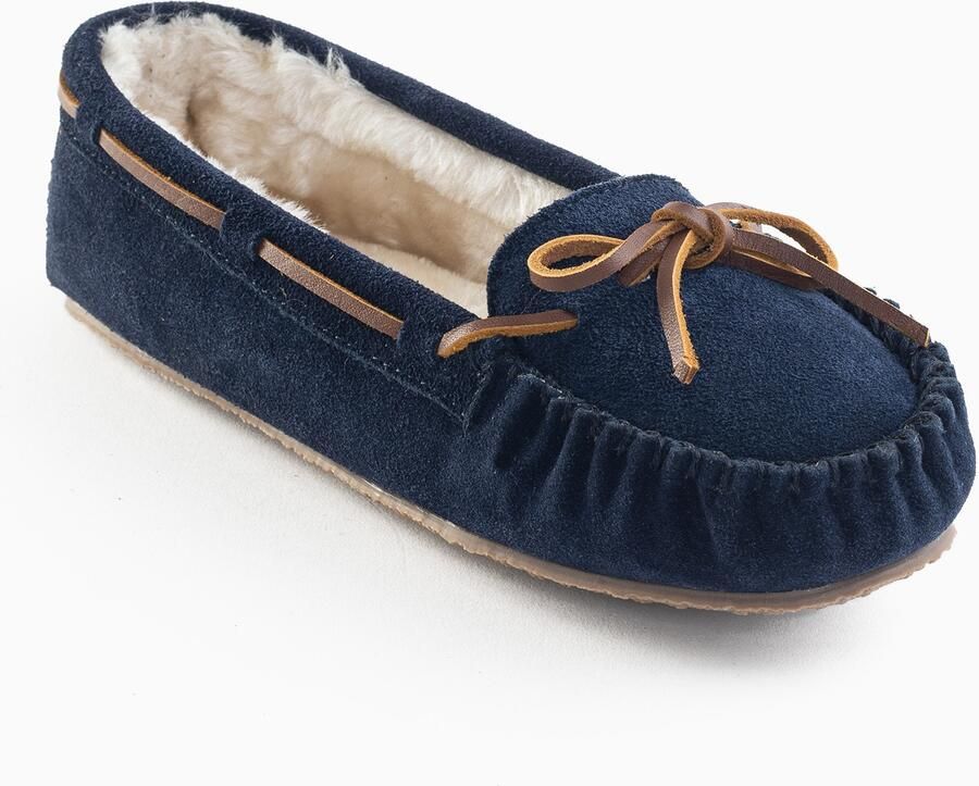 Minnetonka Huisschoenen 'Cally' navy bruin - Foto 2