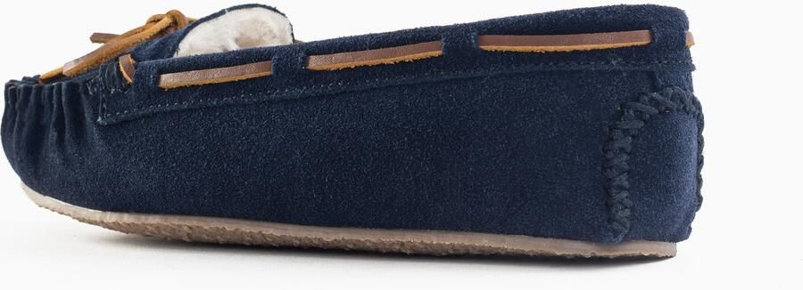 Minnetonka Huisschoenen 'Cally' navy bruin - Foto 5
