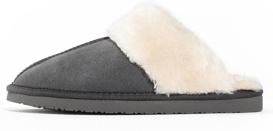 Minnetonka Huisschoenen 'Chesney ' crème donkergrijs - Foto 1