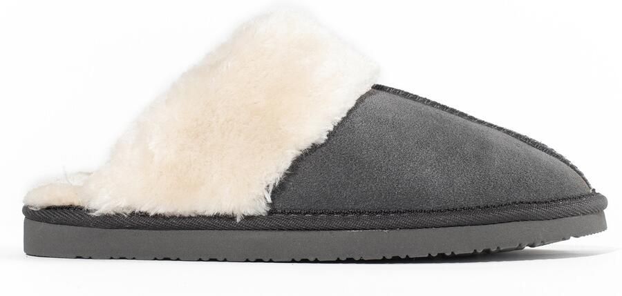 Minnetonka Huisschoenen 'Chesney ' crème donkergrijs - Foto 5