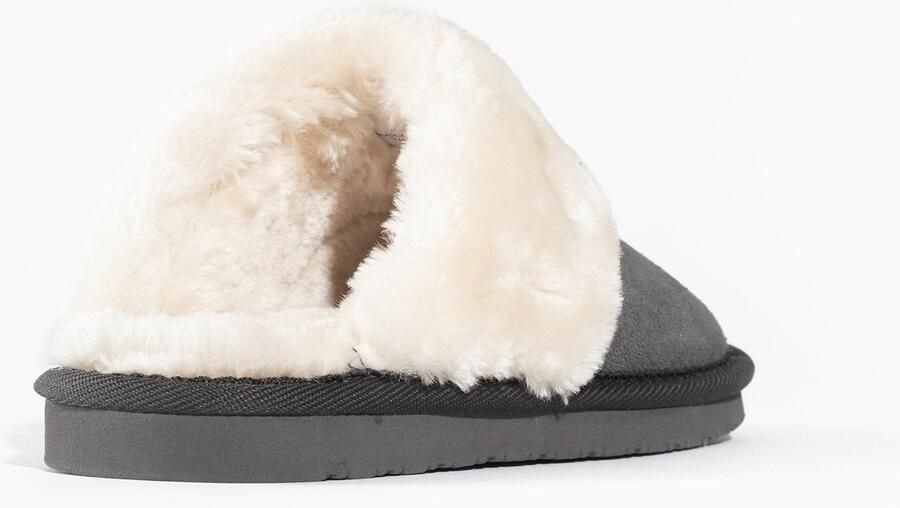 Minnetonka Huisschoenen 'Chesney ' crème donkergrijs - Foto 4