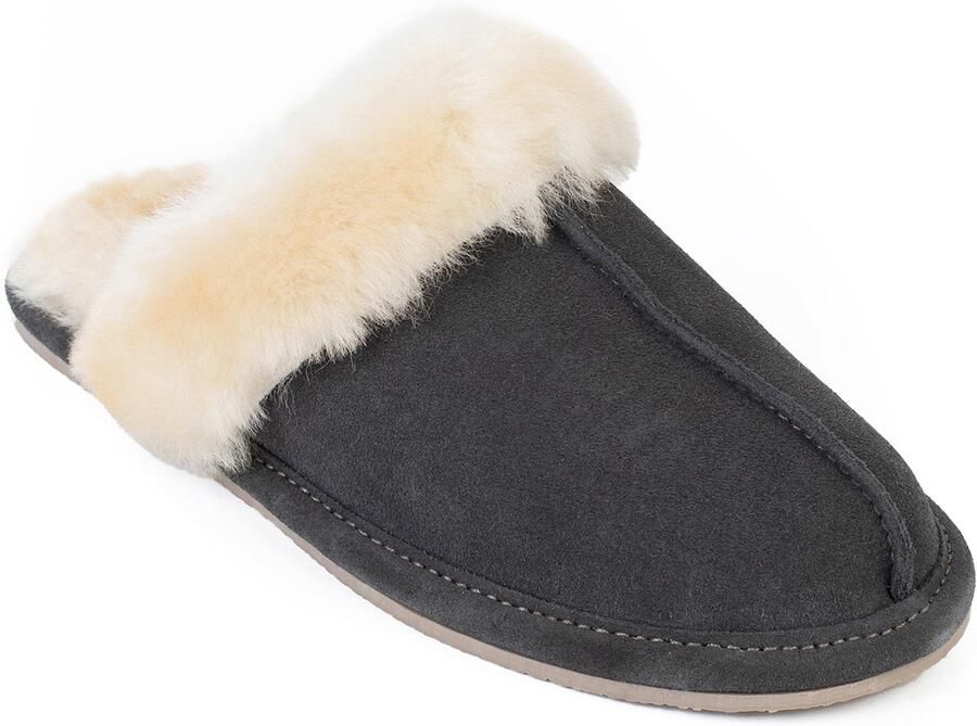 Minnetonka Huisschoenen crème donkergrijs - Foto 4